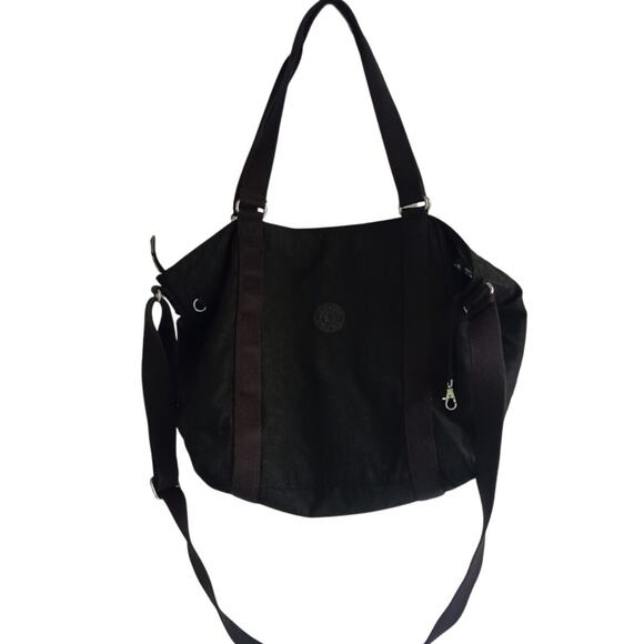 Kipling Black Tote Nylon Bag - Picture 1 of 12